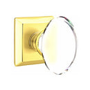 Emtek Hampton Knob Concealed Screws With Quincy Rosette