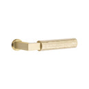 Emtek Dummy Mormont Mortise Handleset with Select L-Square Hammered Lever
