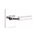 Emtek Select R-BAR Tribeca Lever with Modern Rectangular Rosette
