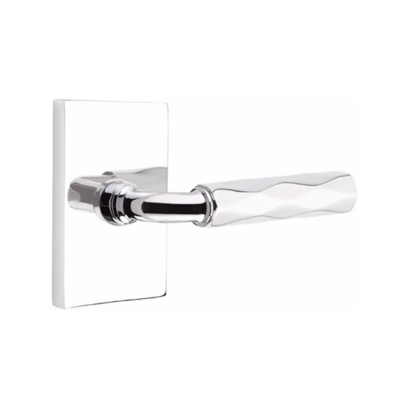 Emtek Select R-BAR Tribeca Lever with Modern Rectangular Rosette