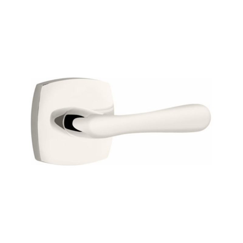 EMTEK Basel Lever Concealed Screws with Urban Modern Rosette