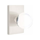 Emtek Bristol Knob Concealed Screws with Modern Rectangular Rosette