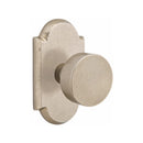 Emtek Sandcast Bronze Round Knob Concealed Screws with