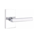 EMTEK Freestone Lever Concealed Screws with Modern Rectangular Rosette