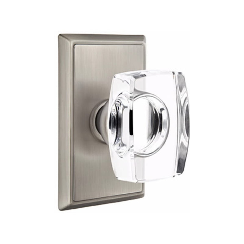 Emtek Windsor Knob With Rectangular Rosette