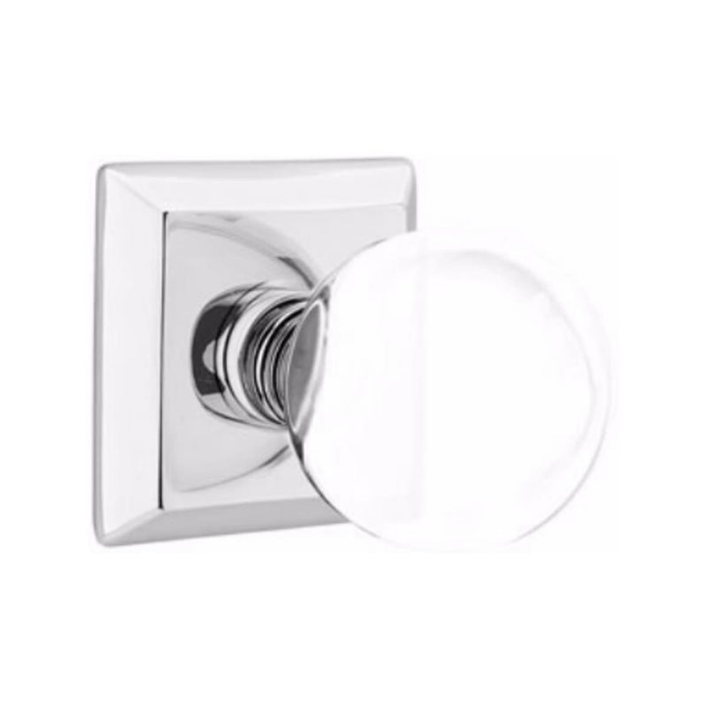 Emtek Bristol Knob Concealed Screws With Quincy Rosette