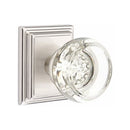 Emtek Georgetown Knob Concealed Screws With Wilshire Rosette