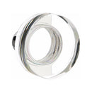 Emtek F13 Function Brisbane Mortise Handleset with Modern Disc Glass Knob