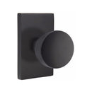 Emtek Laurent Knob Concealed Screws with Modern Rectangular Rosette