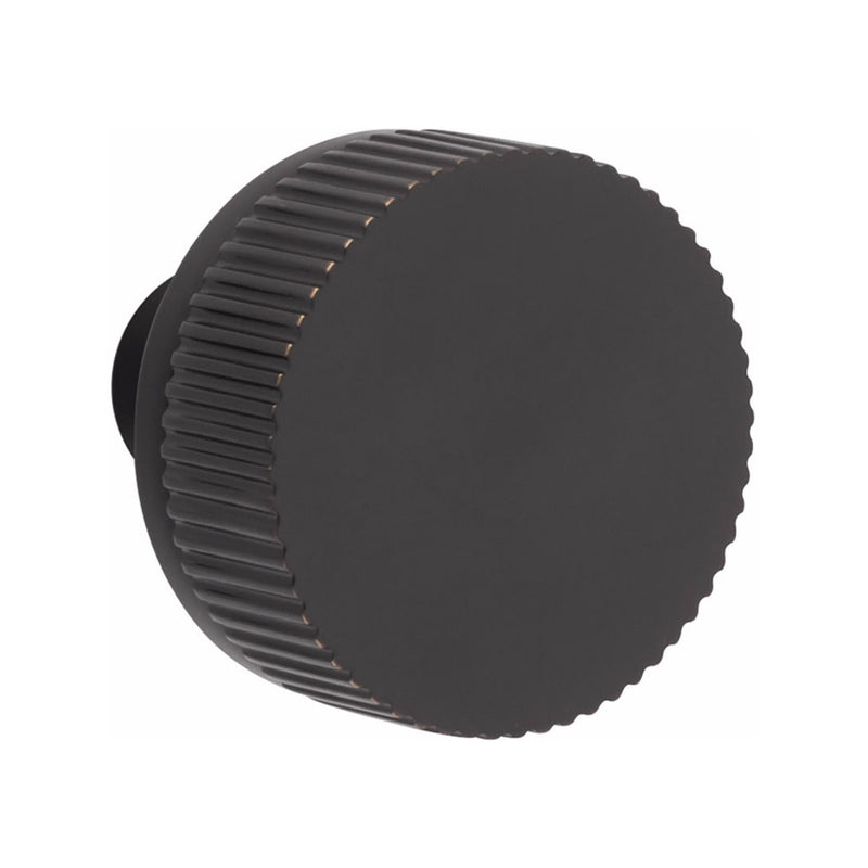 Emtek Orleans Brass Tubular Entry set with Select Conical Straight Knurled Knob