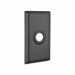Emtek 2403 Doorbell Button with Rectangular Rosette