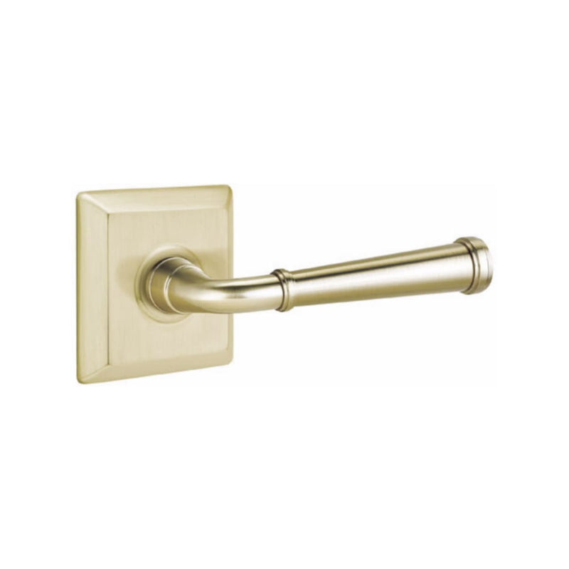 Emtek Merrimack Lever Concealed Screws with Quincy Rosette