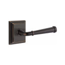 Emtek Merrimack Lever Concealed Screws with Wilshire Rosette