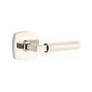 Emtek Select L-Square Faceted Lever Concealed Screws with Urban Modern Rosette
