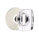 Emtek Windsor Knob Concealed Screws with Modern Rosette