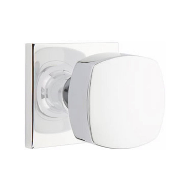 Emtek Freestone Concealed Screws Knob with Square Rosette