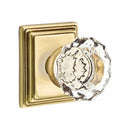 Emtek Astoria Knob Concealed Screws With Wilshire Rosette