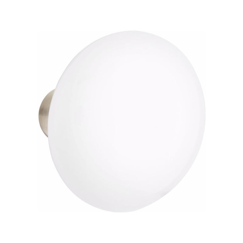 Emtek F20 Function Mormont Mortise Handleset with Ice White Knob