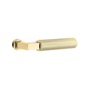Emtek F20 Function Brisbane Mortise Handleset with Select L-Square Straight Knurled Lever