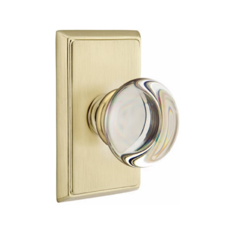 Emtek Providence Knob Concealed Screws With Rectangular Rosette