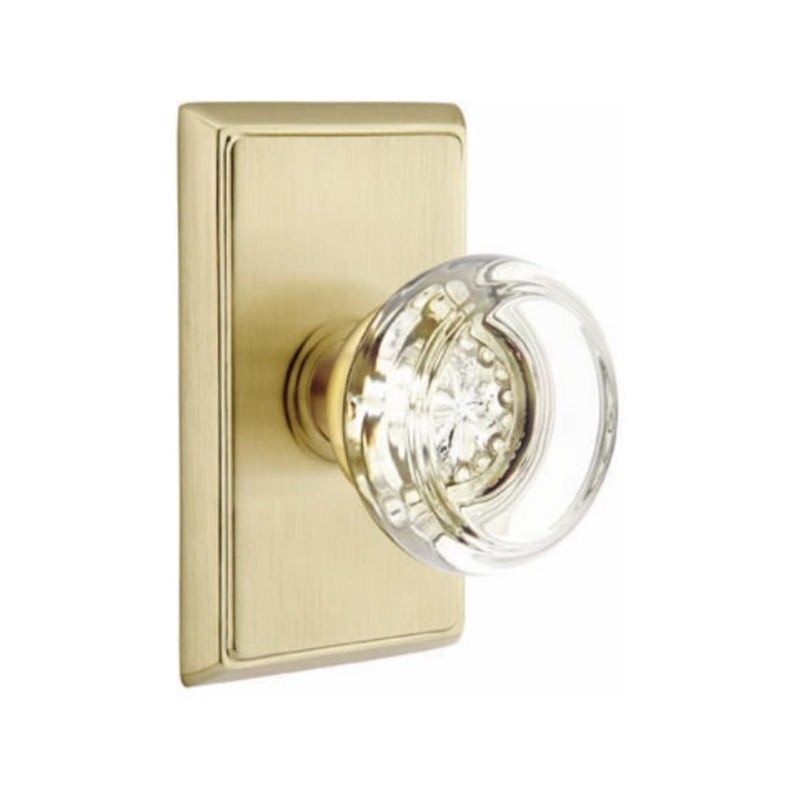 Emtek Georgetown Knob With Rectangular Rosette