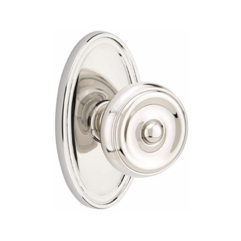 Emtek Waverly Knob With Oval Rosette