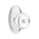 Emtek Waverly Knob Concealed Screws With Oval Rosette