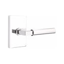 Emtek Select L-Square Smooth Lever Concealed Screws with Modern Rectangular Rosette