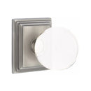 Emtek Bristol Knob Concealed Screws With Wilshire Rosette