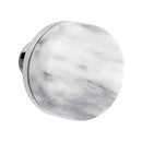 Emtek F13 Function Lugano Mortise Handleset with Select Conical White Marble Knob