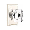 Emtek Windsor Knob Concealed Screws With Rectangular Rosette
