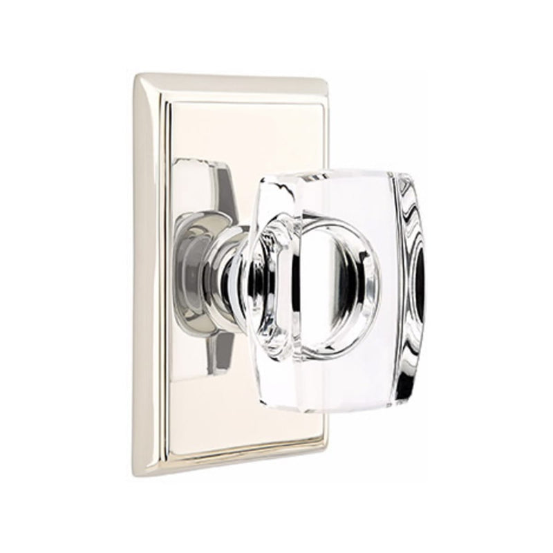 Emtek Windsor Knob With Rectangular Rosette