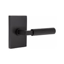 Emtek Select L-Square Faceted Lever Concealed Screws with Modern Rectangular Rosette