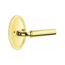 Emtek Manning Lever Concealed Screws with Oval Rosette