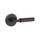 Emtek Select L-Square Faceted Lever Concealed Screws with Disk Rosette