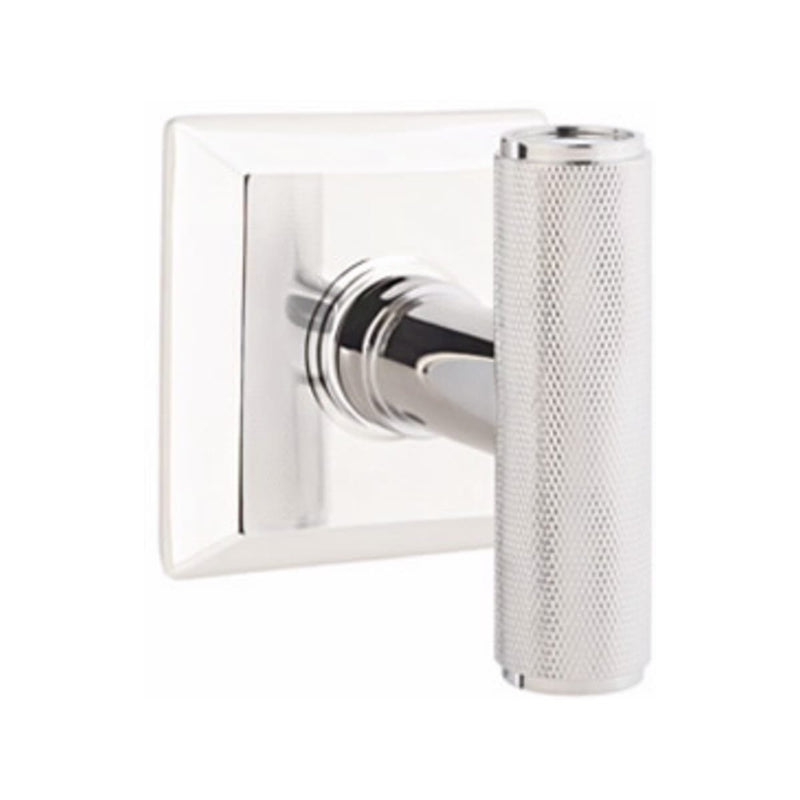 Emtek Ace Knurled Knob Concealed Fastener with Quincy Rosette