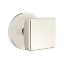 Emtek Square Knob with Disk Rosette