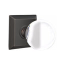 Emtek Bristol Knob Concealed Screws With Quincy Rosette