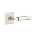 Emtek Select L-Square Smooth Lever Concealed Screws with Quincy Rosette