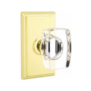 Emtek Windsor Knob Concealed Screws With Rectangular Rosette