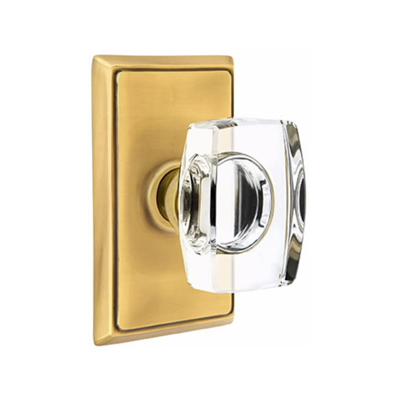 Emtek Windsor Knob With Rectangular Rosette