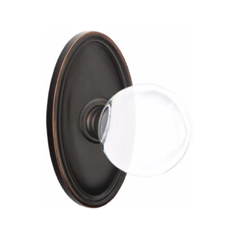 Emtek Bristol Knob With Oval Rosette