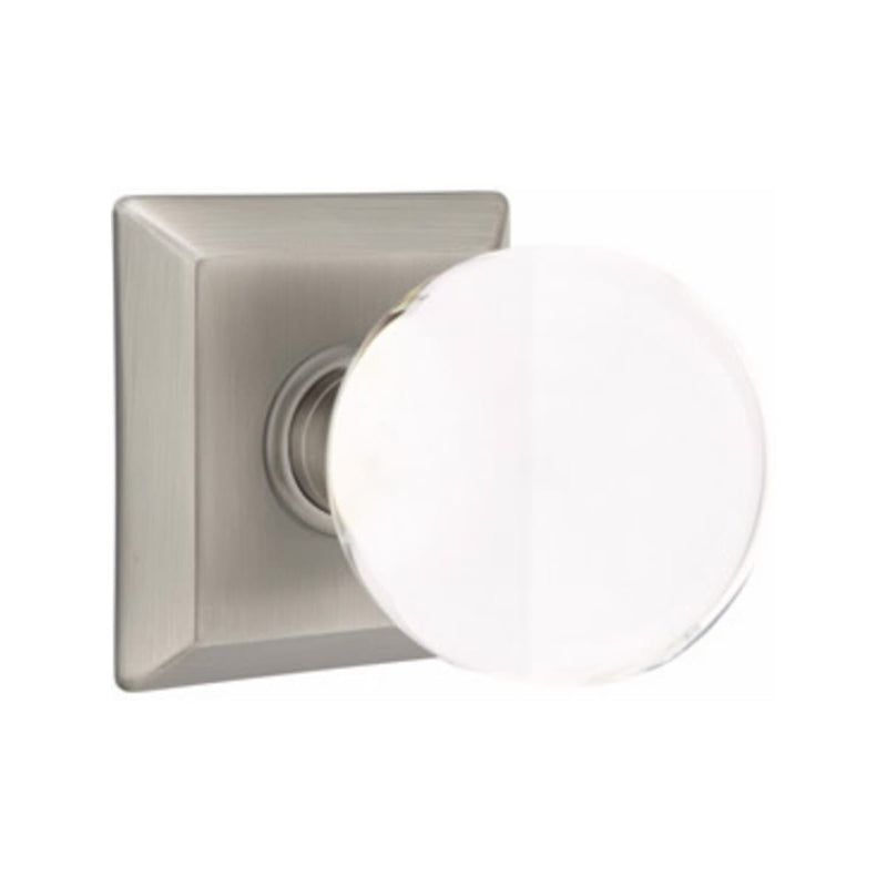 Emtek Bristol Knob Concealed Screws With Quincy Rosette