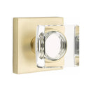 Emtek Modern Square Knob Concealed Screws with Square Rosette