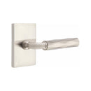 Emtek Select R-BAR Tribeca Lever Concealed Screws with Modern Rectangular Rosette