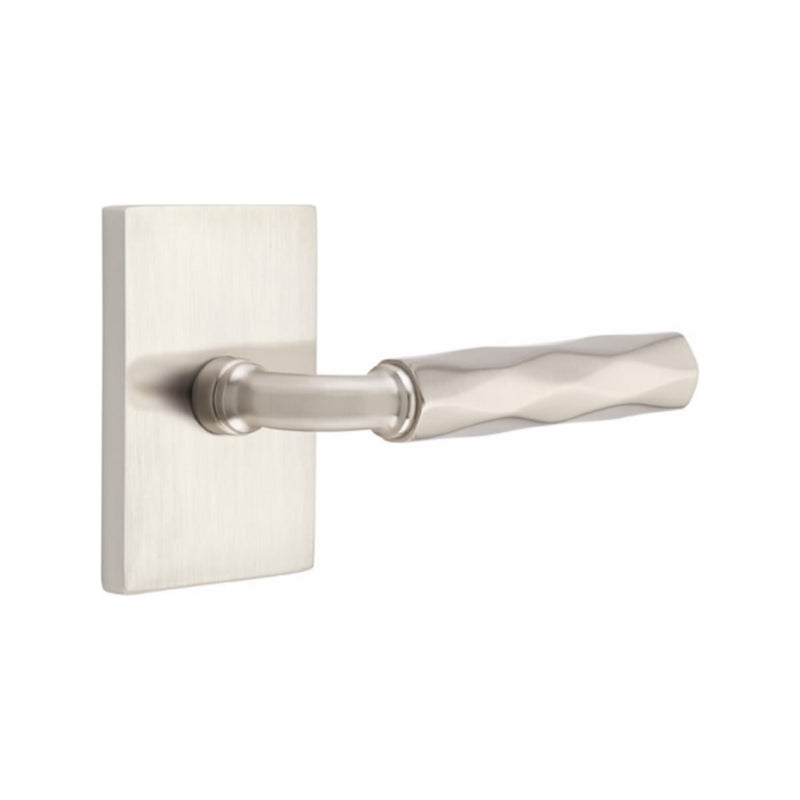 Emtek Select R-BAR Tribeca Lever with Modern Rectangular Rosette