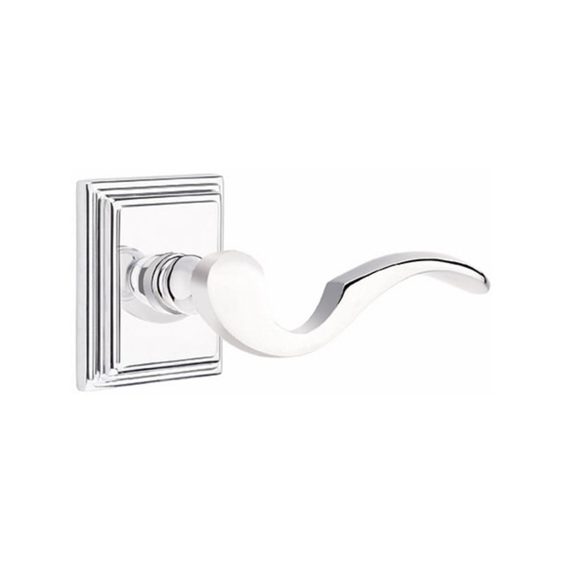 Emtek Cortina Lever with Wilshire Rosette