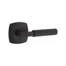 Emtek Select L-Square Hammered Lever Concealed Screws with Urban Modern Rosette