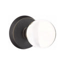 Emtek Glass Bristol Knob Concealed Screws with