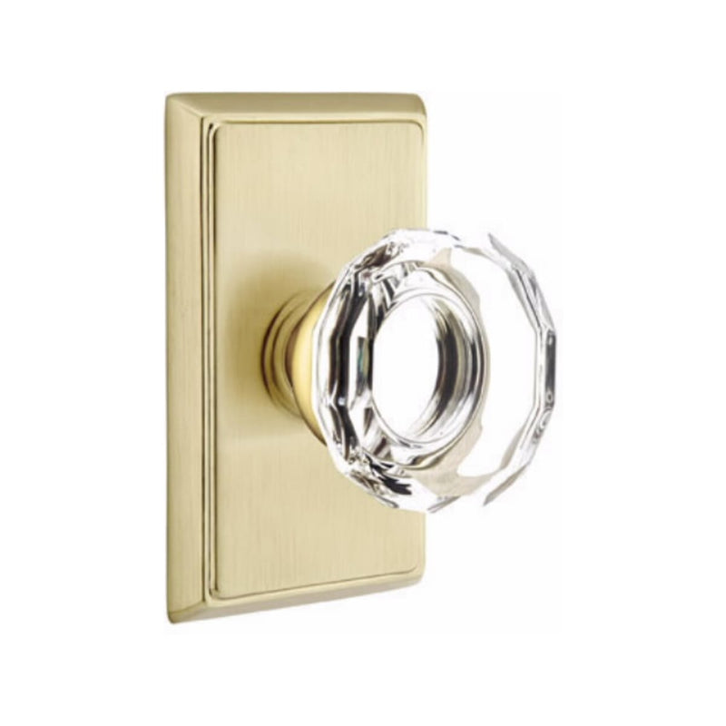 Emtek Lowell Knob Concealed Screws With Rectangular Rosette